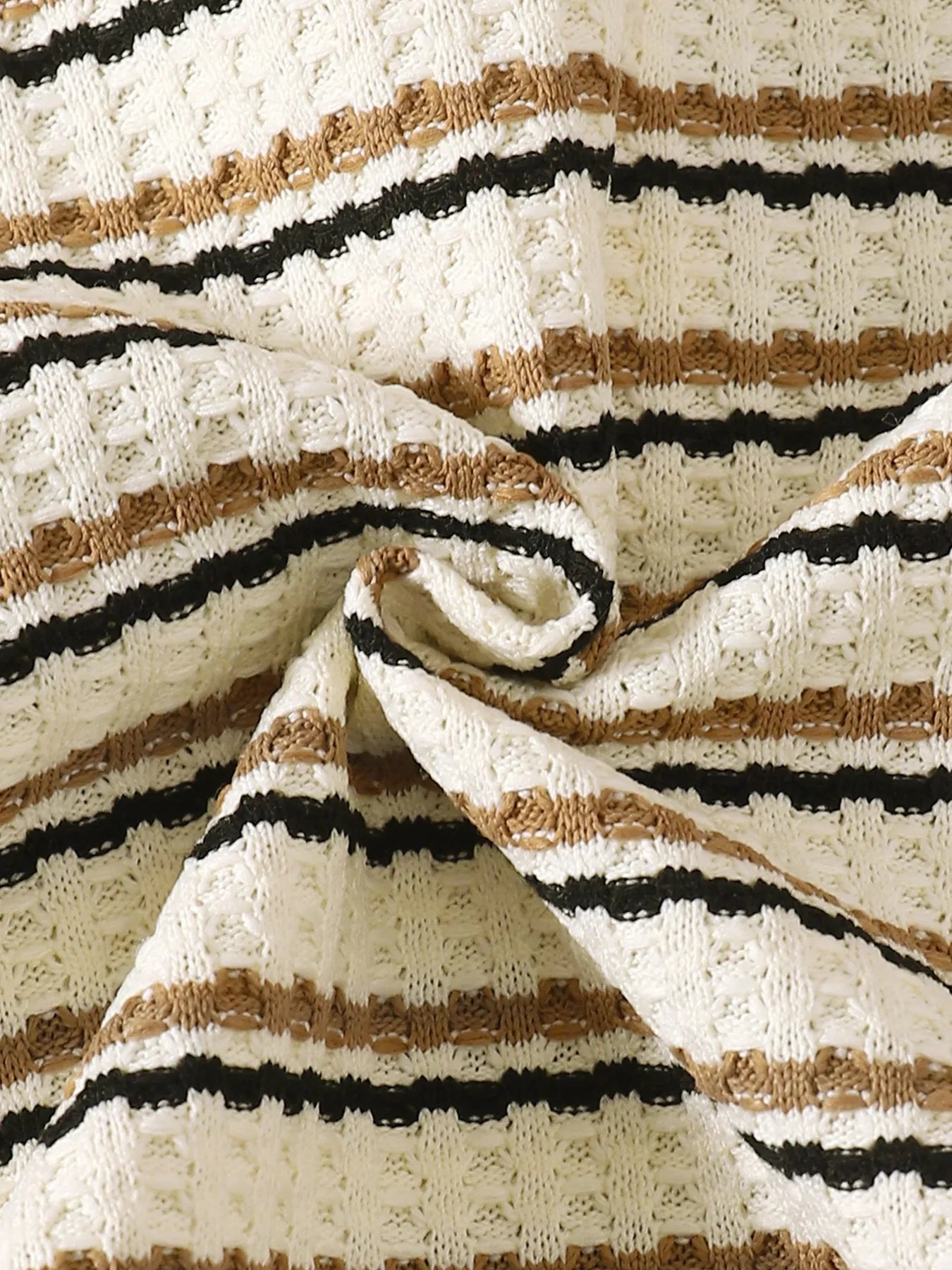 Children's Striped Short Sleeve Polo and Pants Set