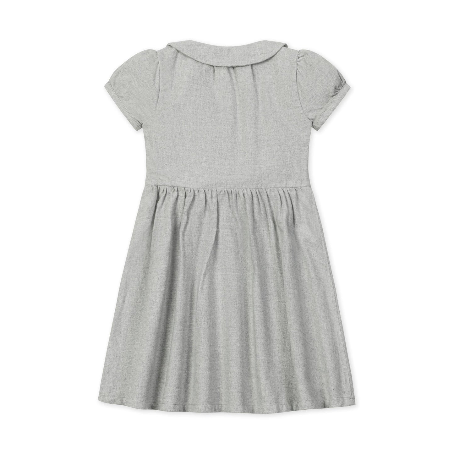 Organic Double Breasted Flannel Dress