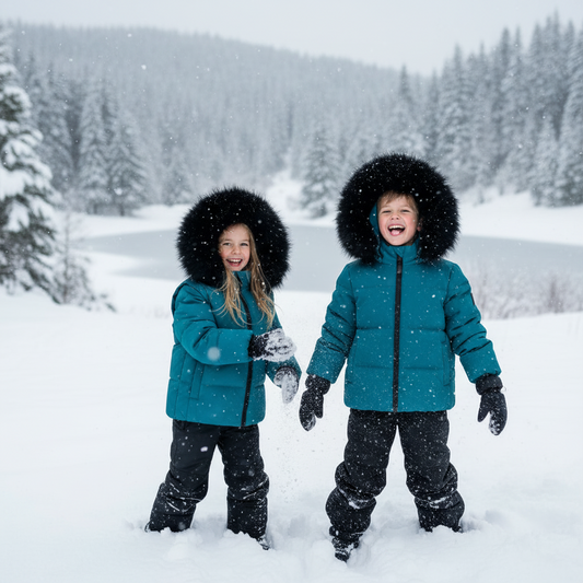 Pramie Teal Jacket 18M–8Y | Stylish Winter Coat for Kids