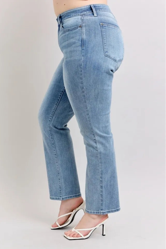Judy Blue Plus Size High Waist Dad Jeans