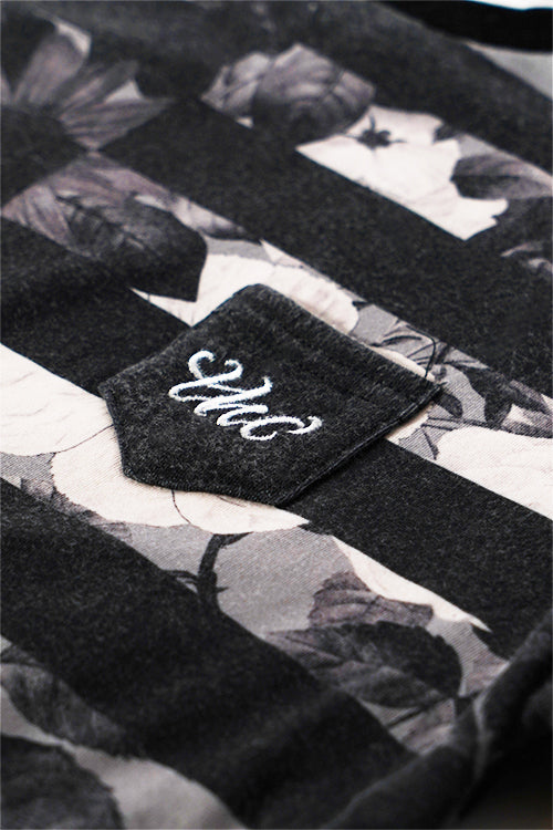 Flower Era Striped Pullover Crewneck