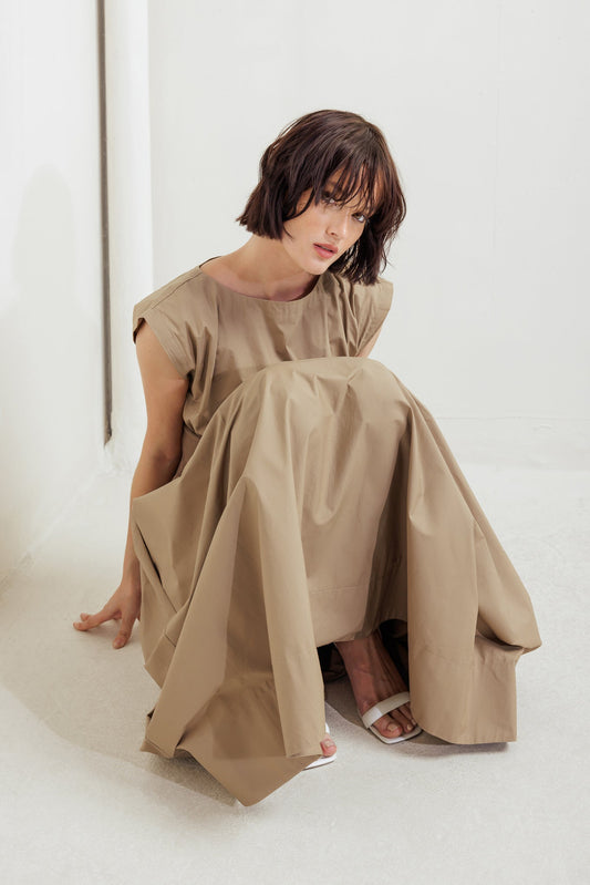 DREAMWEAVER ROMANTIC WOVEN MIDI DRESS