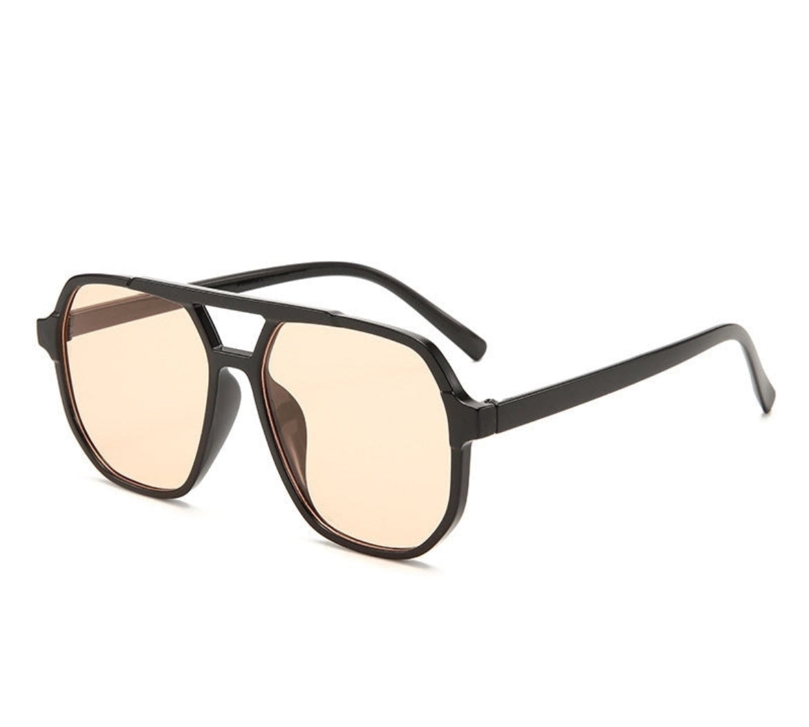 Hip Hop Color Block Sunglasses