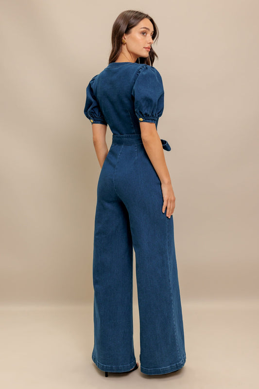 UTILITY QUEEN DENIM JUMPSUIT