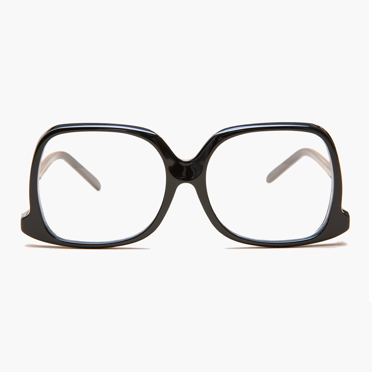 Black Oversized Reading Glasses - Mia