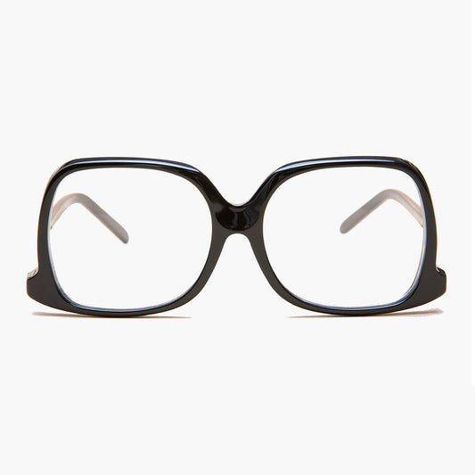 Black Oversized Reading Glasses - Mia
