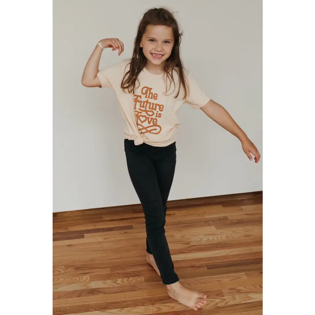 The Future is Love Graphic T-Shirt for Kids