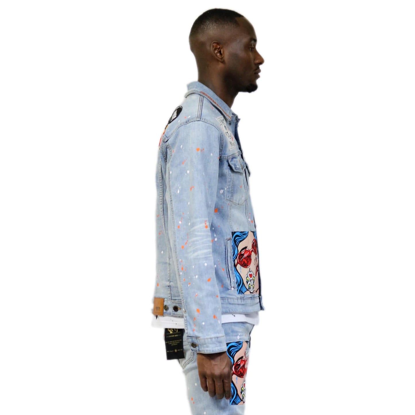 Karma Premium Washed Denim Jacket
