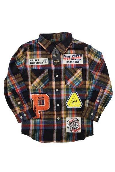 MIKADO Kid's Premium Flannel Button Down Shirt