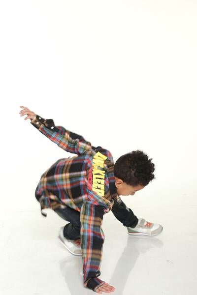 MIKADO Kid's Premium Flannel Button Down Shirt