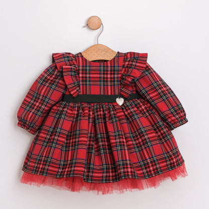 Red Plaid Christmas Dress