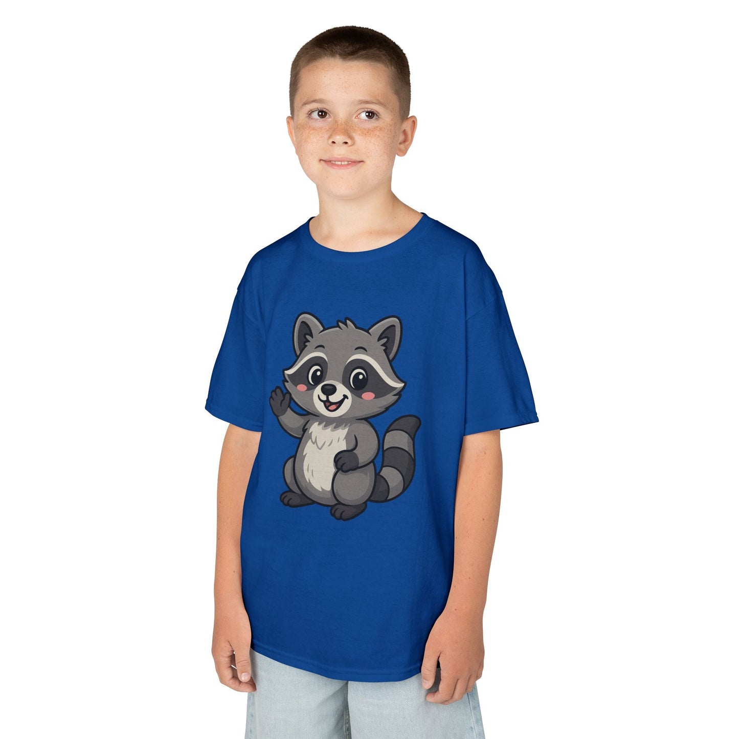 Cute Raccoon Kids T-Shirt, Fun Animal Graphic Tee for Boys and Girls, Birthday Gift, Playful Party Wear, Everyday Casual Shirt, Nature [...]