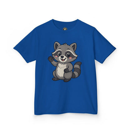 Cute Raccoon Kids T-Shirt, Fun Animal Graphic Tee for Boys and Girls, Birthday Gift, Playful Party Wear, Everyday Casual Shirt, Nature [...]