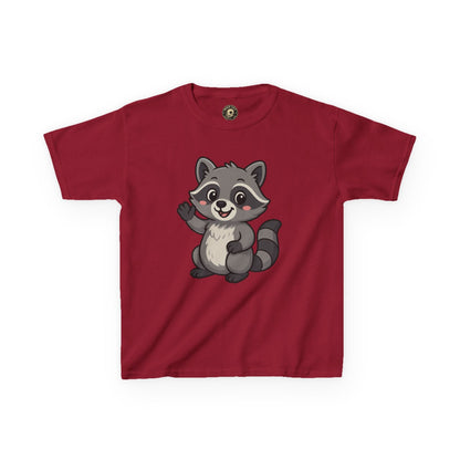 Cute Raccoon Kids T-Shirt, Fun Animal Graphic Tee for Boys and Girls, Birthday Gift, Playful Party Wear, Everyday Casual Shirt, Nature [...]