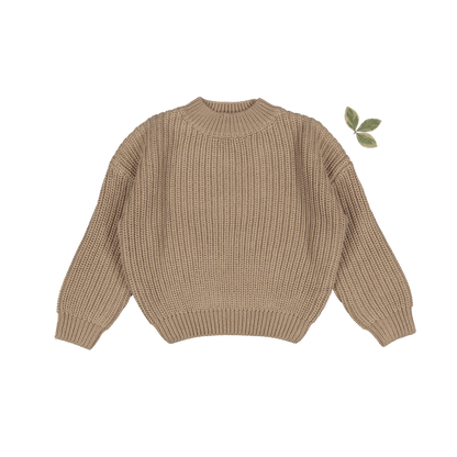 The Chunky Knit Sweater - Espresso