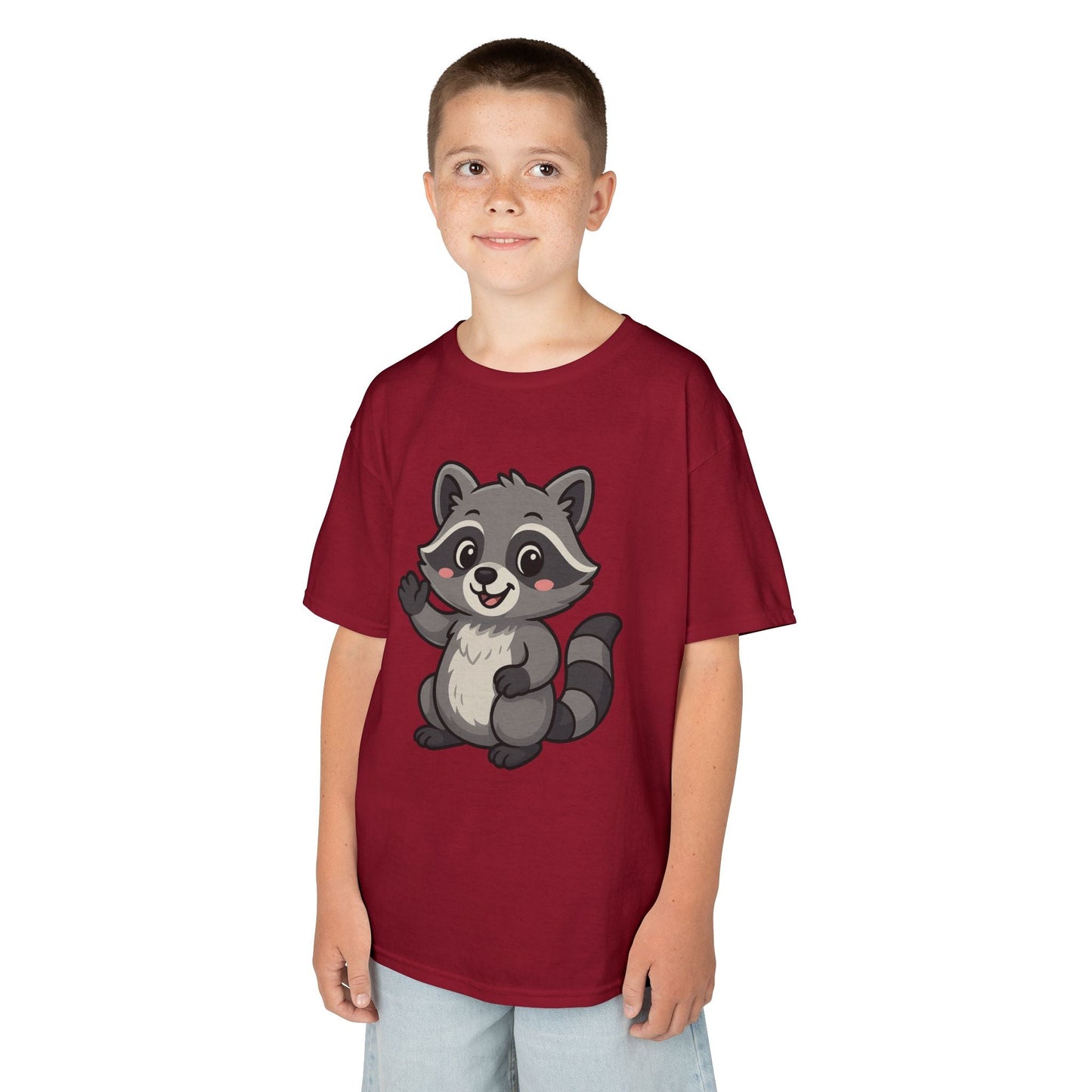 Cute Raccoon Kids T-Shirt, Fun Animal Graphic Tee for Boys and Girls, Birthday Gift, Playful Party Wear, Everyday Casual Shirt, Nature [...]