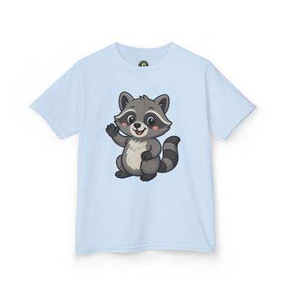 Cute Raccoon Kids T-Shirt, Fun Animal Graphic Tee for Boys and Girls, Birthday Gift, Playful Party Wear, Everyday Casual Shirt, Nature [...]