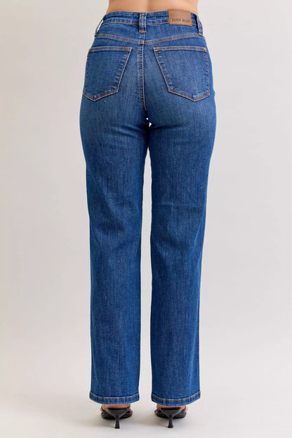 Judy Blue High Waist Tummy Control Straight Jeans