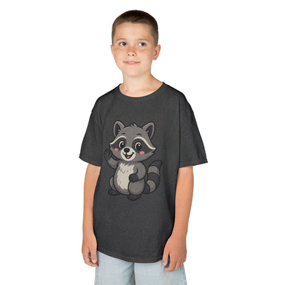 Cute Raccoon Kids T-Shirt, Fun Animal Graphic Tee for Boys and Girls, Birthday Gift, Playful Party Wear, Everyday Casual Shirt, Nature [...]