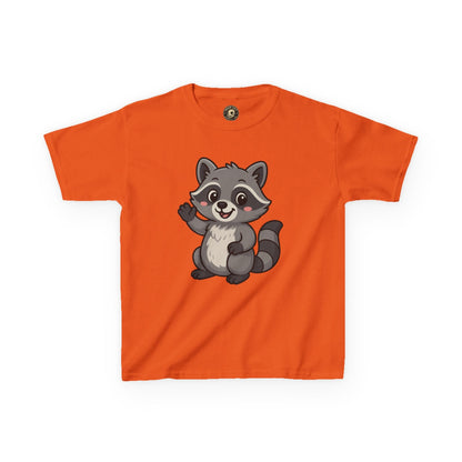 Cute Raccoon Kids T-Shirt, Fun Animal Graphic Tee for Boys and Girls, Birthday Gift, Playful Party Wear, Everyday Casual Shirt, Nature [...]