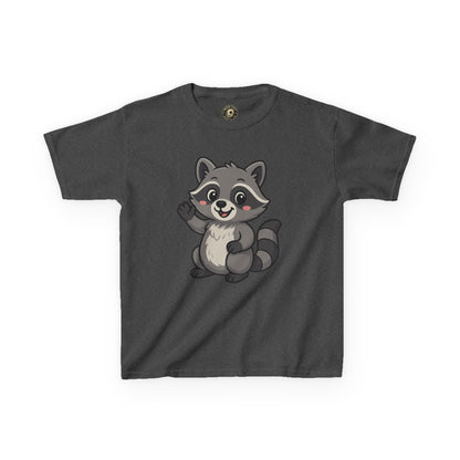 Cute Raccoon Kids T-Shirt, Fun Animal Graphic Tee for Boys and Girls, Birthday Gift, Playful Party Wear, Everyday Casual Shirt, Nature [...]