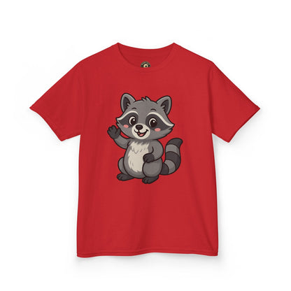 Cute Raccoon Kids T-Shirt, Fun Animal Graphic Tee for Boys and Girls, Birthday Gift, Playful Party Wear, Everyday Casual Shirt, Nature [...]