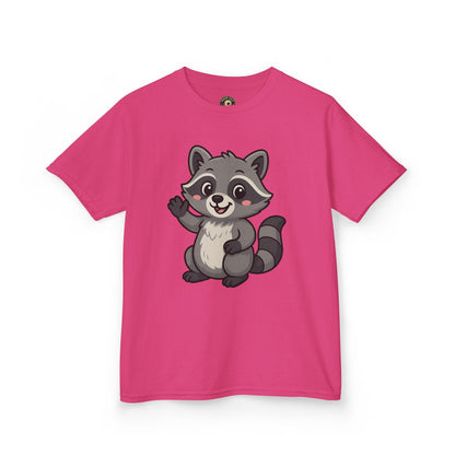 Cute Raccoon Kids T-Shirt, Fun Animal Graphic Tee for Boys and Girls, Birthday Gift, Playful Party Wear, Everyday Casual Shirt, Nature [...]