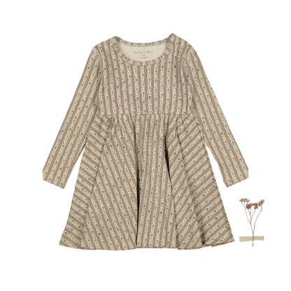 The Printed Long Sleeve Dress - Jasper