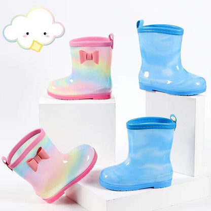 Toddler Barefoot rain boots- Wide Toe Box