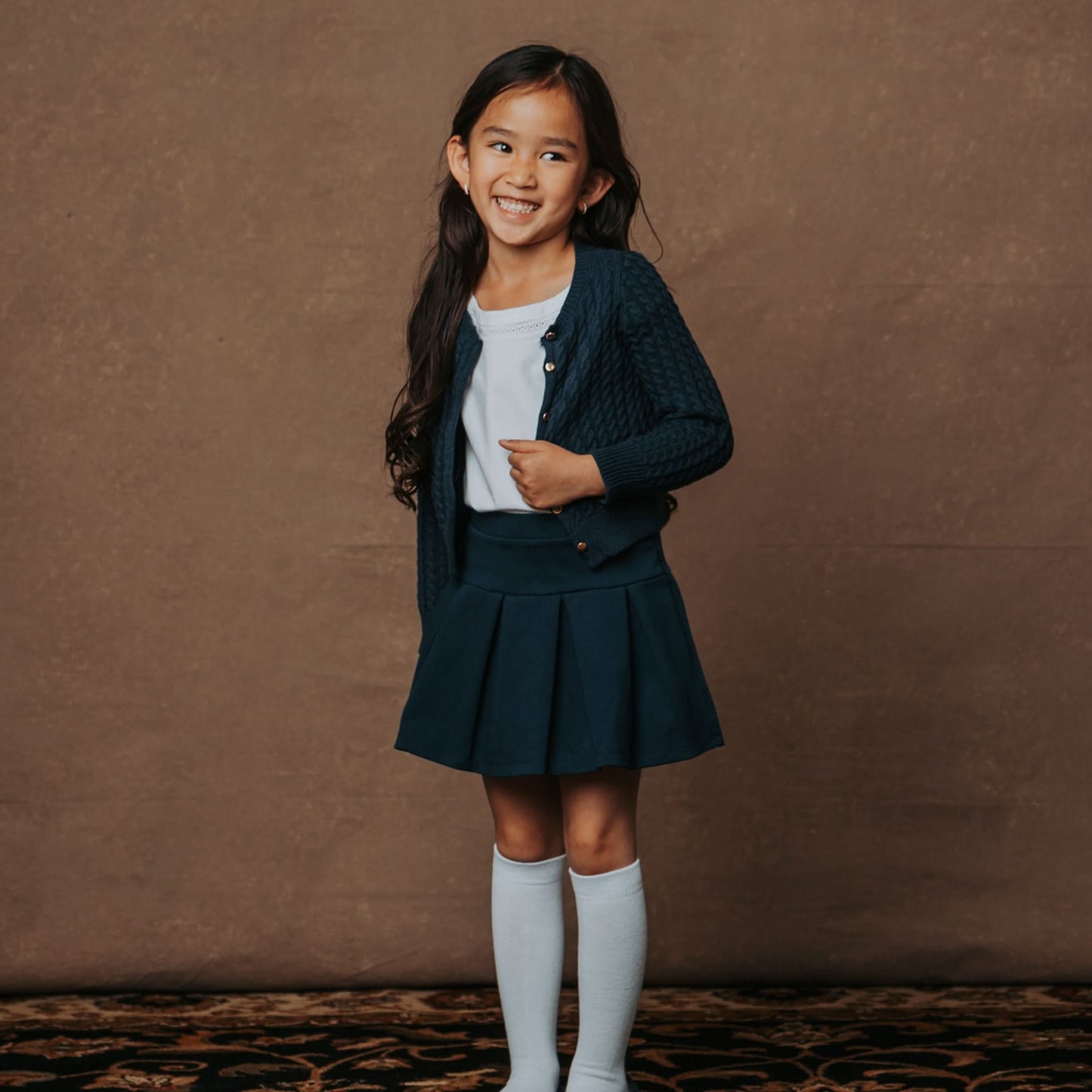 Organic Classic Cable Cardigan