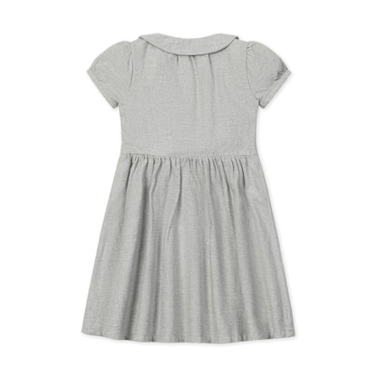 Organic Double Breasted Flannel Dress