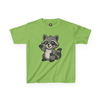 Cute Raccoon Kids T-Shirt, Fun Animal Graphic Tee for Boys and Girls, Birthday Gift, Playful Party Wear, Everyday Casual Shirt, Nature [...]