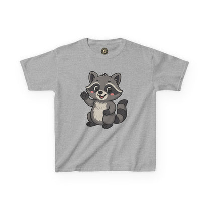 Cute Raccoon Kids T-Shirt, Fun Animal Graphic Tee for Boys and Girls, Birthday Gift, Playful Party Wear, Everyday Casual Shirt, Nature [...]