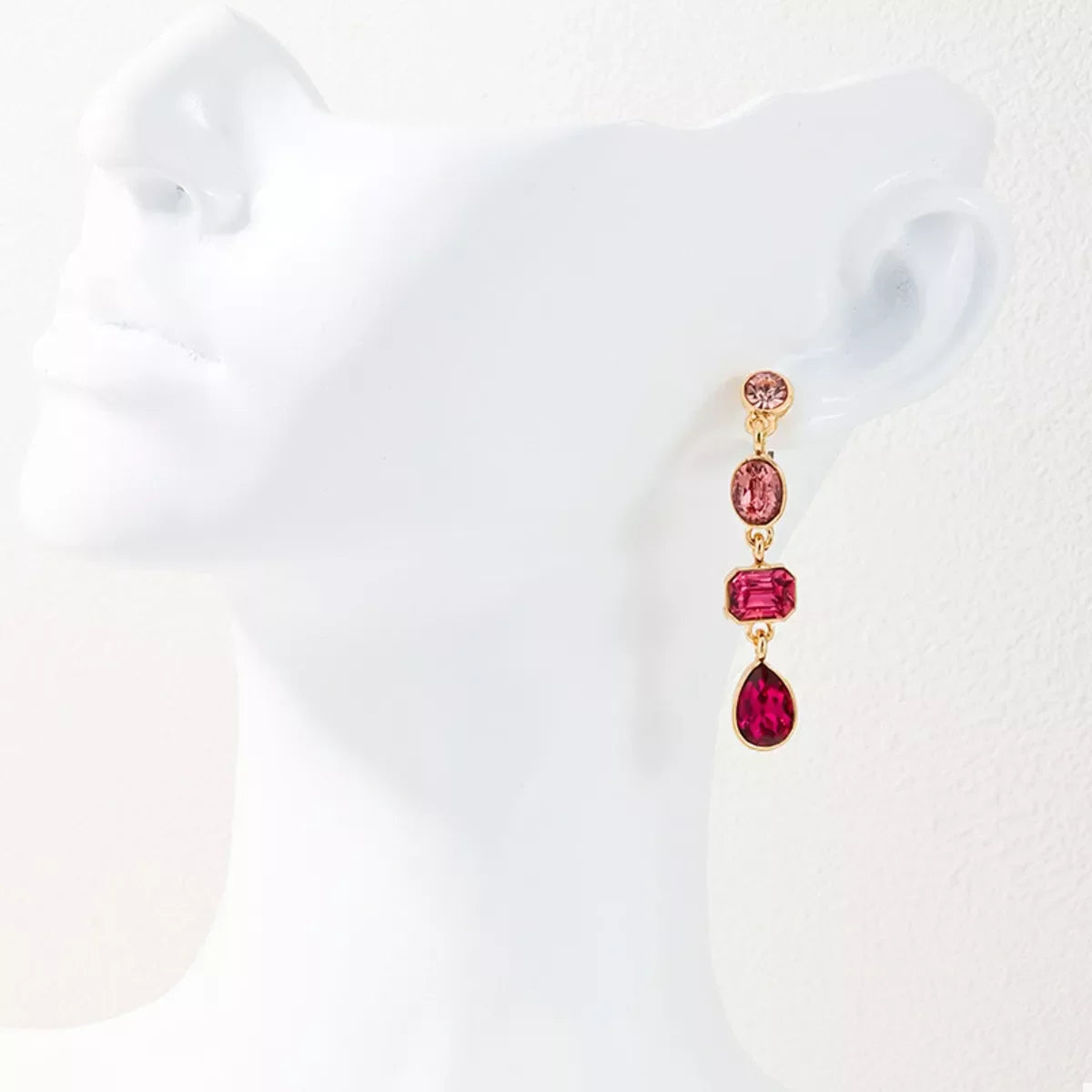 18K Gold-Plated Drop Earrings