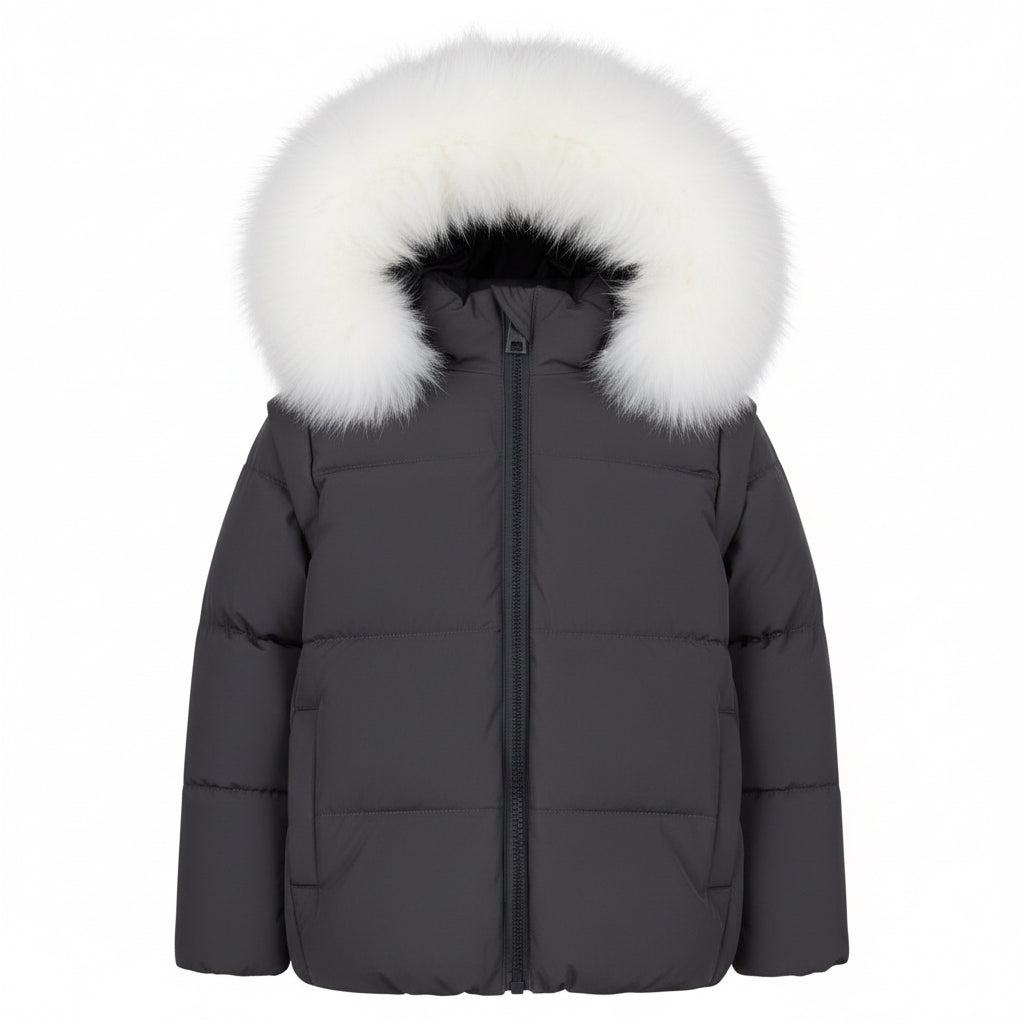 Pramie Little Boys Black Jacket (18M–8Y) | Warm, Stylish & Durable Outerwear