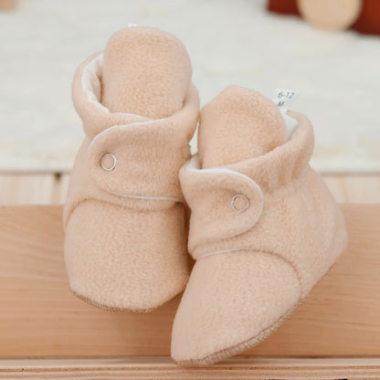 Organic Baby Booties, Newborn Booties Basic, Beige