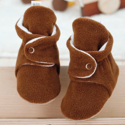 Organic Baby Booties, Newborn Booties Basic, Taba