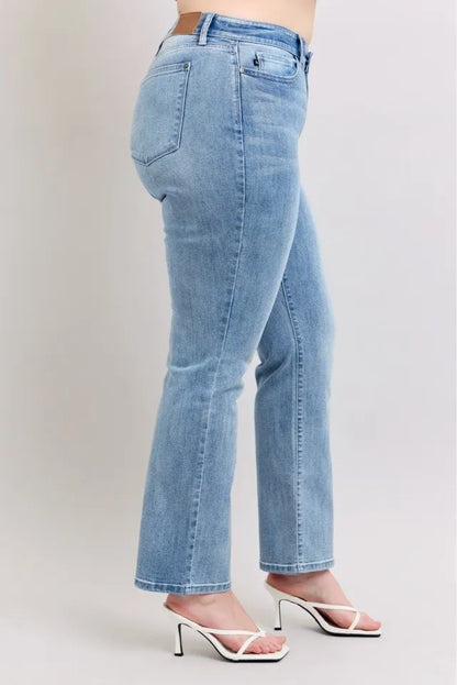 Judy Blue Plus Size High Waist Dad Jeans