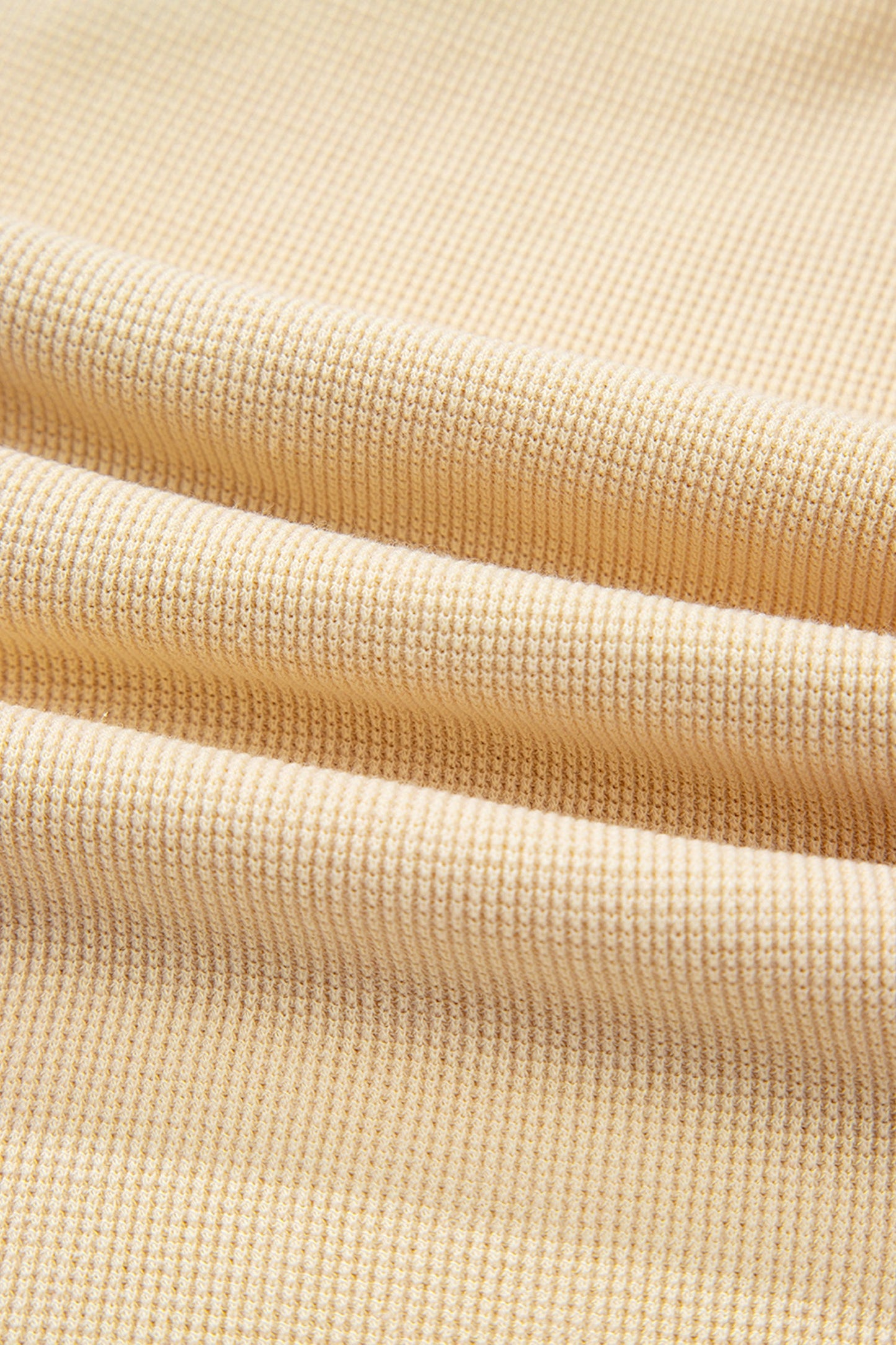 Light French Beige Leopard Star Color Block Patchwork Textured Baggy Sweatshirt