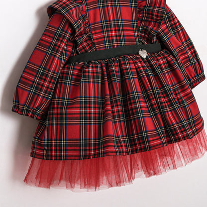 Red Plaid Christmas Dress