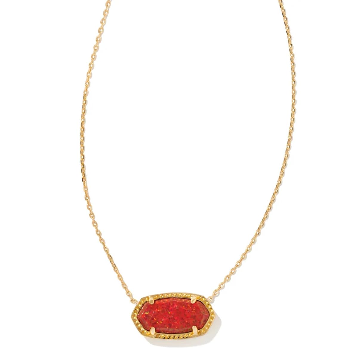 Kendra Scott Elisa Pendant Necklace - 14k Gold Plated Delicate Fashion Jewelry for Women
