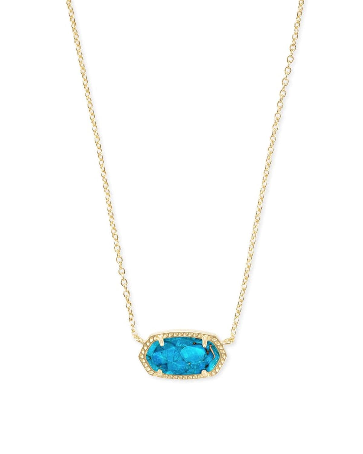 Kendra Scott Elisa Pendant Necklace - 14k Gold Plated Delicate Fashion Jewelry for Women