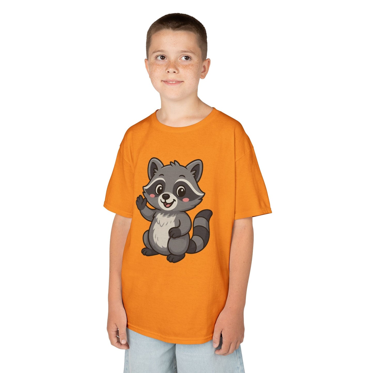 Cute Raccoon Kids T-Shirt, Fun Animal Graphic Tee for Boys and Girls, Birthday Gift, Playful Party Wear, Everyday Casual Shirt, Nature [...]