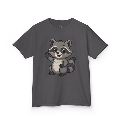 Cute Raccoon Kids T-Shirt, Fun Animal Graphic Tee for Boys and Girls, Birthday Gift, Playful Party Wear, Everyday Casual Shirt, Nature [...]