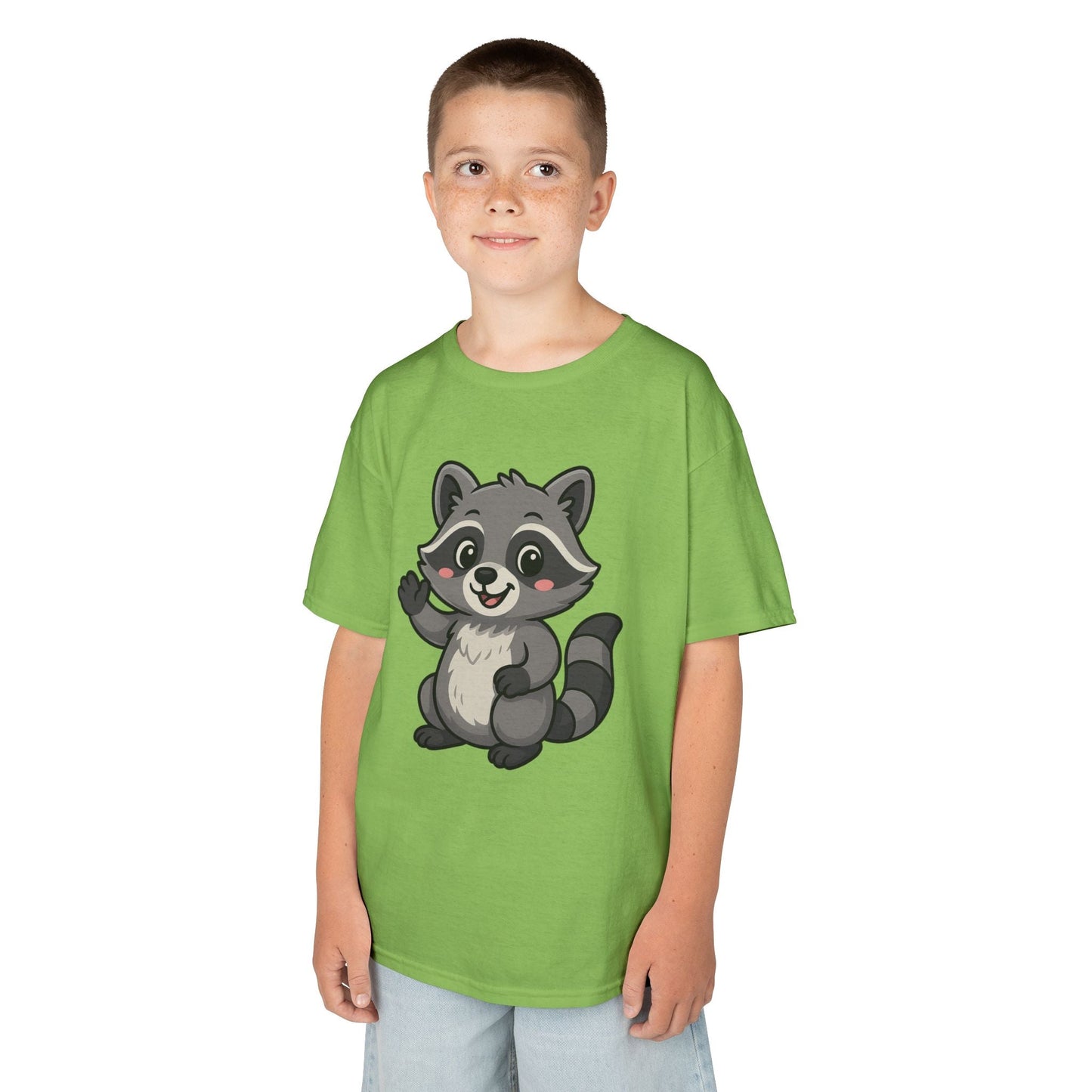 Cute Raccoon Kids T-Shirt, Fun Animal Graphic Tee for Boys and Girls, Birthday Gift, Playful Party Wear, Everyday Casual Shirt, Nature [...]