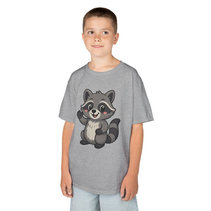 Cute Raccoon Kids T-Shirt, Fun Animal Graphic Tee for Boys and Girls, Birthday Gift, Playful Party Wear, Everyday Casual Shirt, Nature [...]