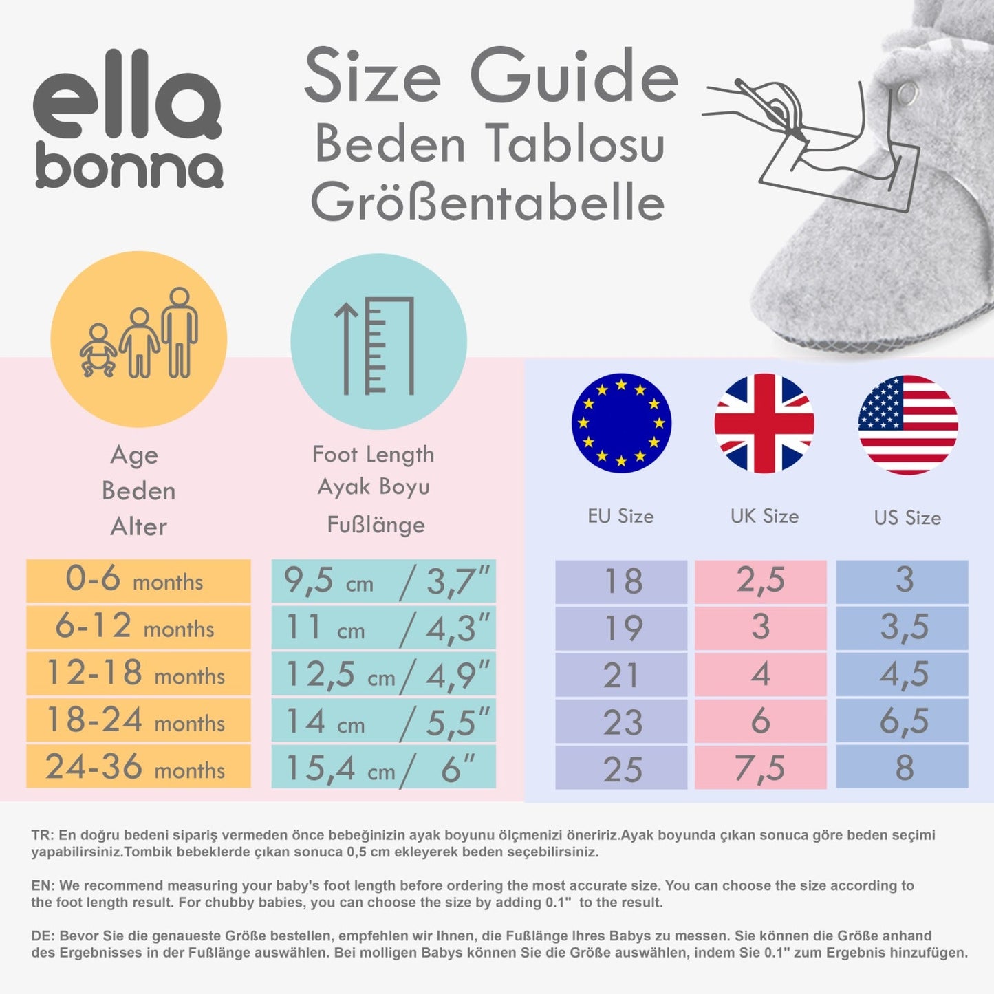 Organic Baby Booties, Newborn Booties Basic, Taba