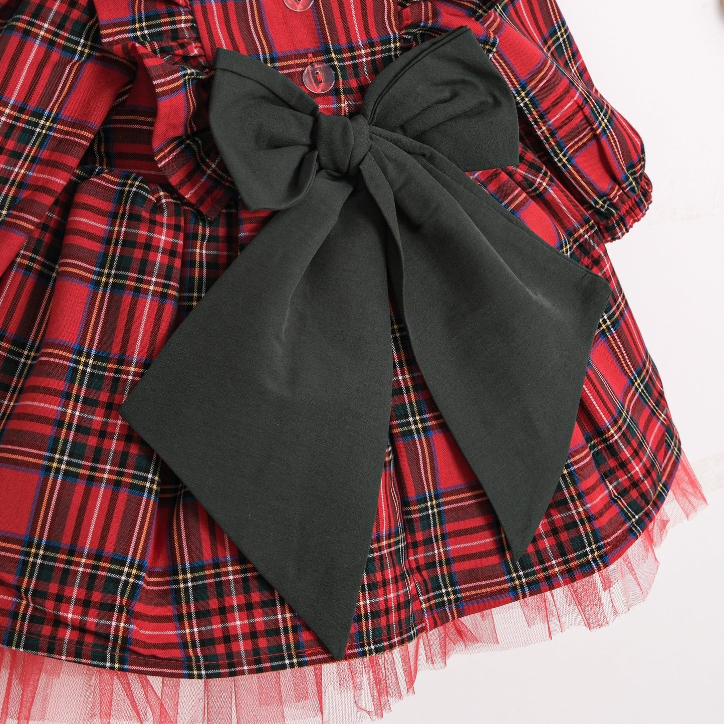 Red Plaid Christmas Dress