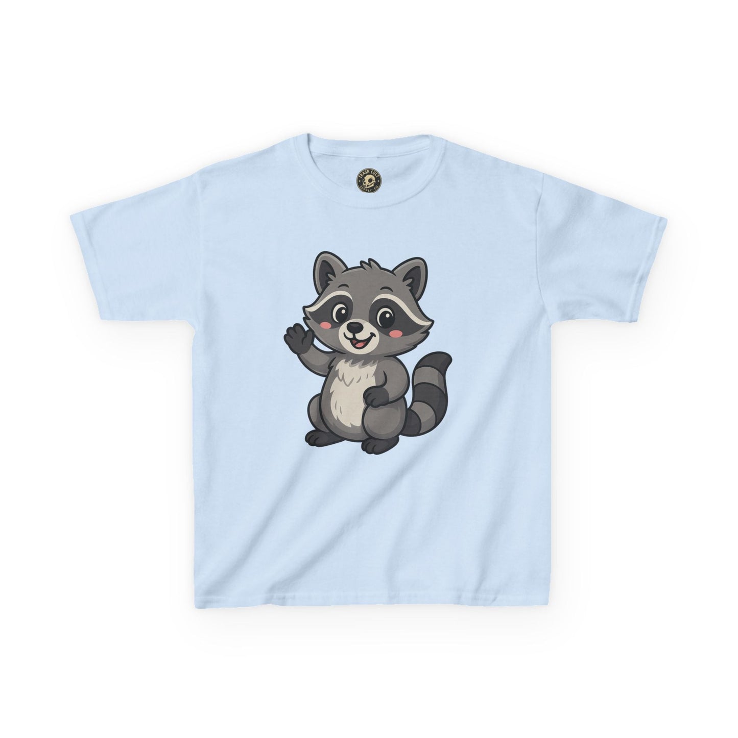 Cute Raccoon Kids T-Shirt, Fun Animal Graphic Tee for Boys and Girls, Birthday Gift, Playful Party Wear, Everyday Casual Shirt, Nature [...]