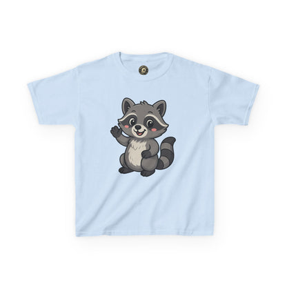 Cute Raccoon Kids T-Shirt, Fun Animal Graphic Tee for Boys and Girls, Birthday Gift, Playful Party Wear, Everyday Casual Shirt, Nature [...]